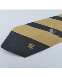 Masonic Necktie black/brown