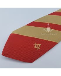 Masonic necktie red